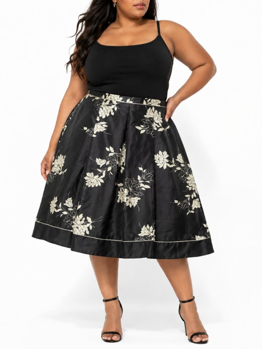 Jacques Vert Floral Midi Skirt 18